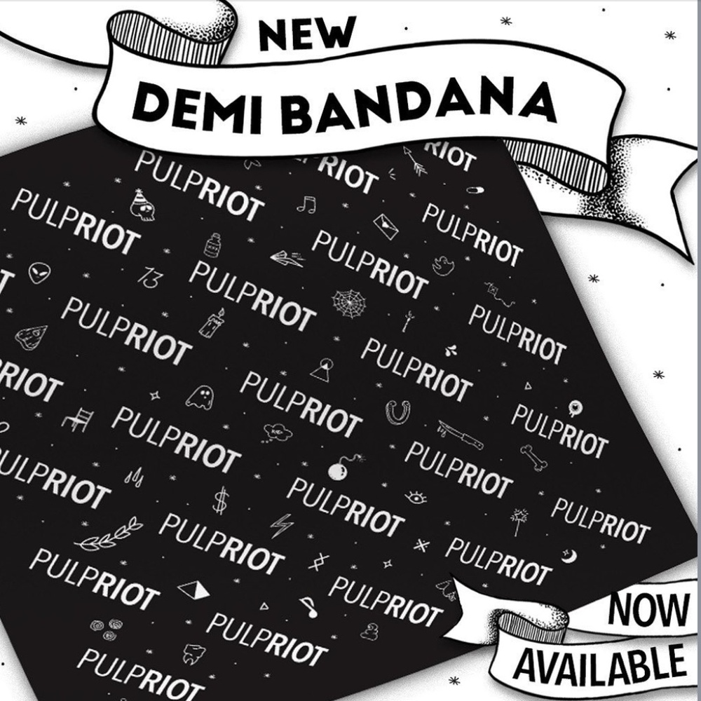 NEW Pulp Riot Bandana ICON/LOGO